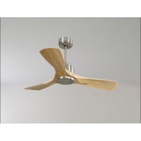 Modulo Regular Ring - Super destratificateur et ventilateur DC 166 cm Blanc pales bois rouge sans Lumière  30 à 60 m² (1/5)