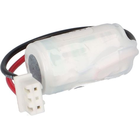 Ersatz Backup Lithium Batterie für Mitsubishi F930GOT F940GOT Typ ER3/PM-20BL mit Kabel und Stecker (1/5)
