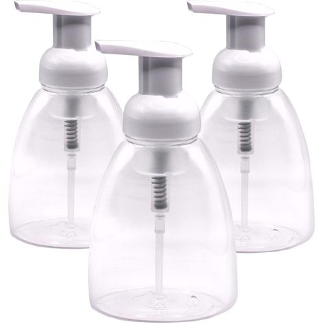 Flacon moussant pour la distribution de shampoing, de nettoyant visage et de gel douche  flacon distributeur à pompe. (1/5)