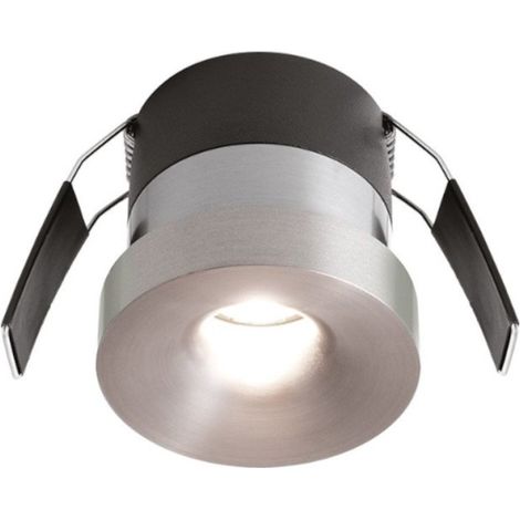 Faretto incasso gea led gfa1712 led ip44 alluminio argento cartongesso
