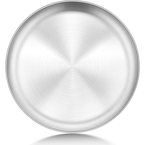1 Plaque à pizza Divers accessoire de portail, en acier inoxydable, 30 cm, pour cuisson, service et rôtissage (1/5)