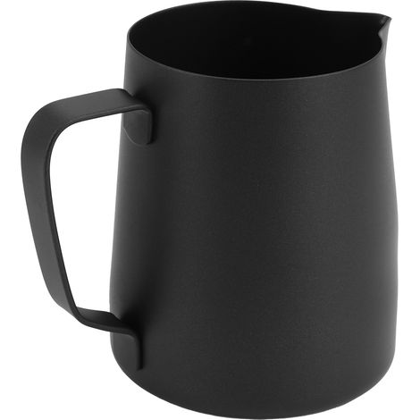 Pic à lait inox 304 style japonais 600 ml noir pour café bar maison (1/5)