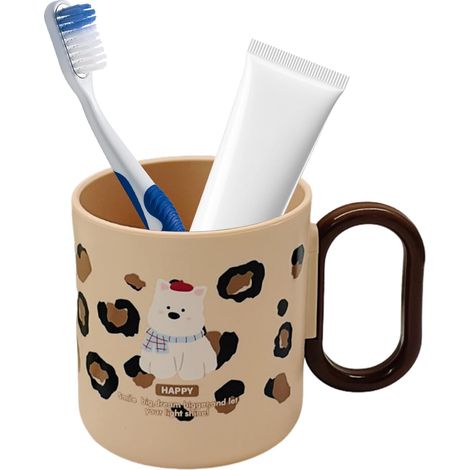 toothbrush cup reusable countertop organizer mouthwash cup