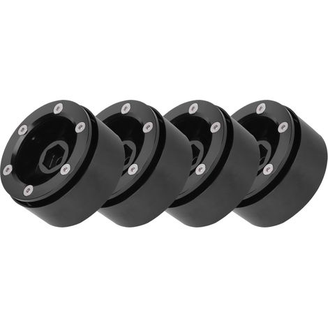 Jantes en alliage CNC 4 pièces pour véhicules RC 1/10, accessoires 1.9 pouces crawler (1/5)