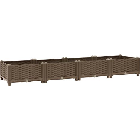 Maison Exclusive - Hochbeet 160x40x23 cm Polypropylen (1/5)