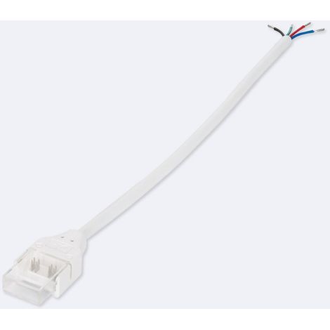 Connettore Hippo con Cavo Striscia LED RGBIC COB 24V DC Larga 10mm IP65 12 mm