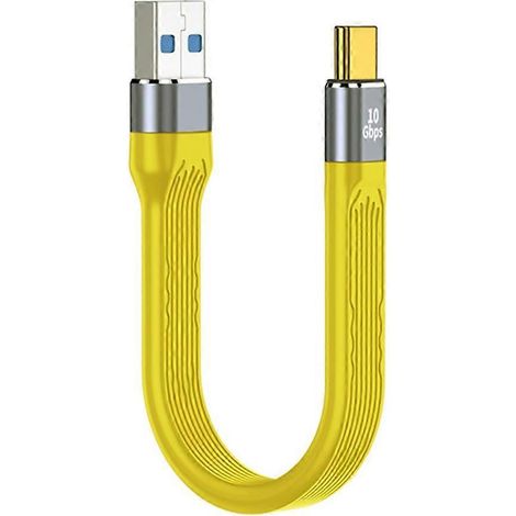 Câble USB-C vers USB-C vers USB-A, câble USB Type-C 10/40 Gbit/s, charge rapide PD 100 W, connecteur USB mâle 10G. (1/5)