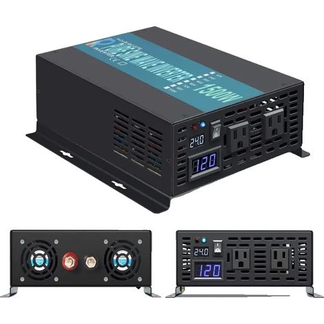 Onduleur solaire, onde sinusoïdale pure, options d'alimentation multiples, RBP-1500W, 12 V, 220 V-230 V (1/2)