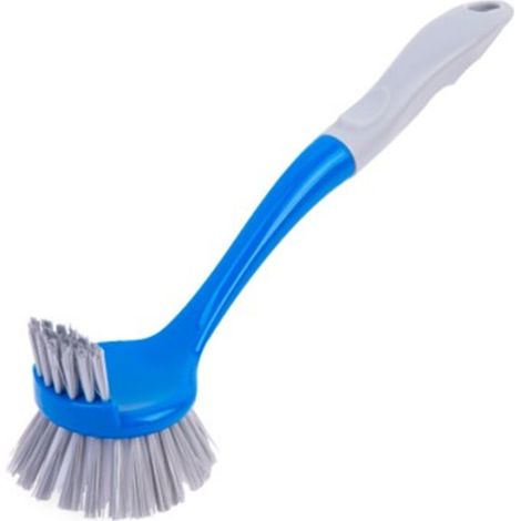 Brosse à vaisselle GSD, manche ergonomique 27 cm, poils en nylon 27 mm - Lot de 12 (1/5)