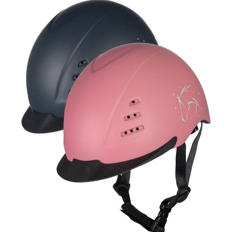 53-56,5 cm, blu: Casco da equitazione modello Kali con fori di ventilazione e imbottitura morbida (1/3)