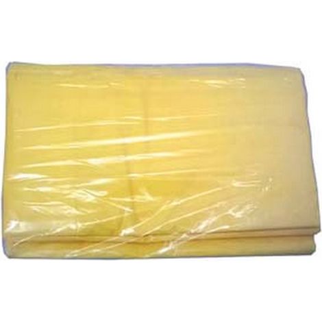 50PZ SACCO GIALLO LAVANDERIA - CM.60+28X115 GR.150