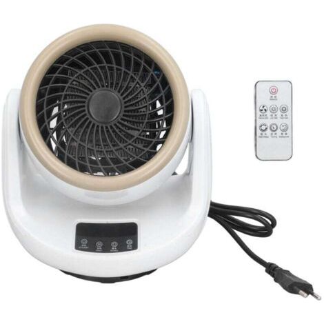 Chauffage d'appoint Chauffage rapide Chauffage électrique de bureau Utilisation double frais et chaud 3 vitesses Chauffage pour salle de bain chambre UE 220V 1500W