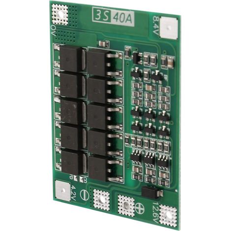 3S 40A 18650 Li-Ion Lithium Battery Charger PCB Protection Board for Drill Motor 11.1V 12.6V Lipo Cell Module (1/5)