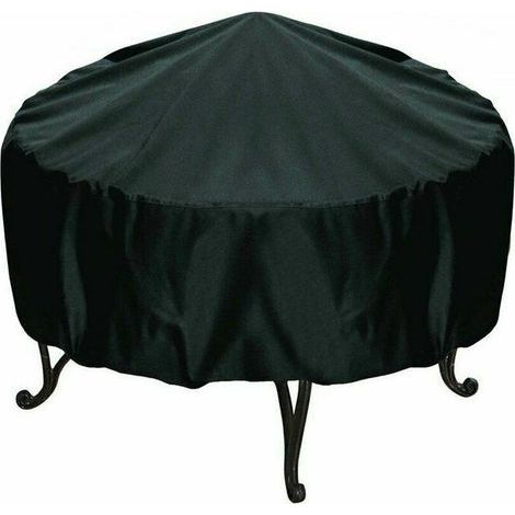 Housse de Protection pour BraséRos Barbecue ImperméAble Rond,Coupe-Vent, Housse brasero RéSistant à la DéChirure,Tissu Oxford 210D Housse pour Foyer Barbecue,Housses pour BraséRos (120x75cm) (1/5)