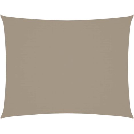 Maison Exclusive - Toldo de vela rectangular tela Oxford gris tau (1/5)