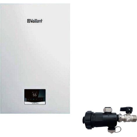 Vaillant Caldaia a Condensazione EcoTEC Intro 28 kW VMW 24/28 AS/1-1 Metano/Gpl + Kit Scarico Fumi e Defangatore Omaggio  ADATTATORE SDOPPIATO