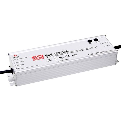 MW Mean Well HEP-150-12A Bloc d'alimentation industriel 12 V/DC 12.5 A 150 W S857991