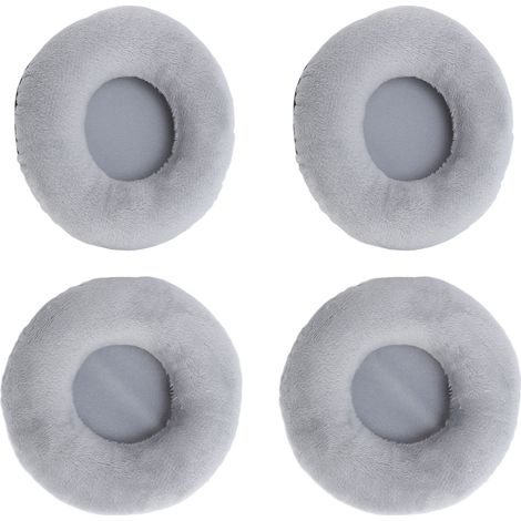 Lot de 4 coussinets d'écouteurs de 95 mm en velours et éponge, compatibles avec les modèles MDR DS7000, RF6000, MDR MA300, MDR CD470, DTX900 et 1900 (gris). (1/5)