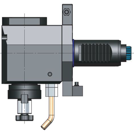 Radial Fräskopf Fräsdornaufnahme DIN 6357 mit Fixierklotz D40-d16 B