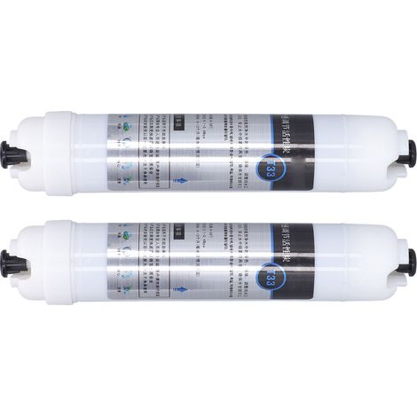 2 Stück Wasserfilterelemente zum Reinigen, entfernt Restchlor und sorgt für hohen Jodgehalt, 10 Zoll (1/5)