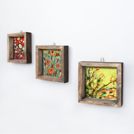 Quadro da parete in MDF con cornice Painting Multicolore (1/2)