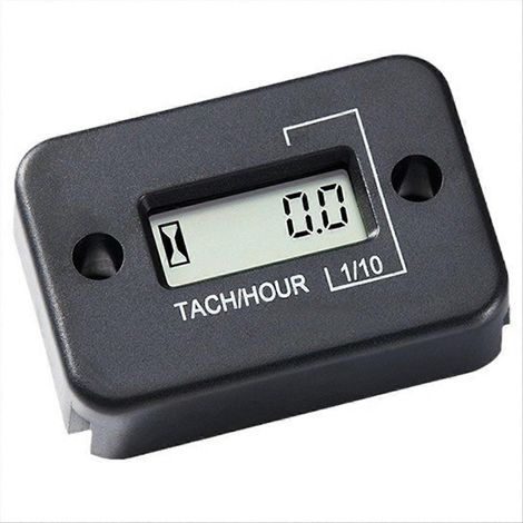 Drehzahlmesser, Betriebsstundenzähler, wasserdichtes LCD-Display, Motorrad, ATV, Schneemobil, Boot, Ski, Benzinmotor (1/5)