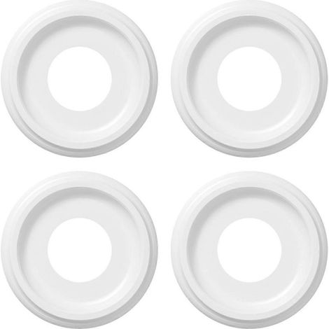 Rosace de plafond en nylon moulé pour luminaires et ventilateurs de plafond (1/5)