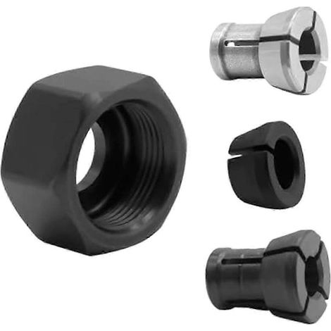 763637-1 Collet Kit for Makita Trimrouter 1/4in 6.35mm RP0900 RT0700C RT001G RT0701C RP2301FCXK DRT5 (1/5)