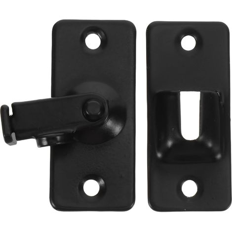 Loquet Coulissant de Porte en inox 90° 2 Ensembles (1/5)