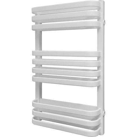 LUXRAD Piatto Due Badheizkörper 72,6 x 43 cm ZBD weiß 652 W