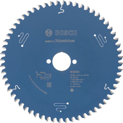 Lame de scie circulaire Bosch Expert pour aluminium 200 x 30 x 2,8 mm 60 (1/5)