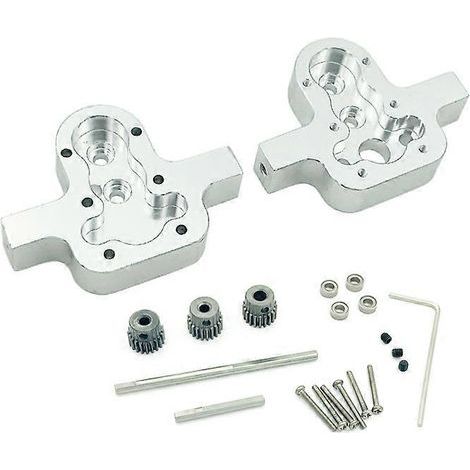 Boîte de vitesses Metal Mission pour voitures RC WPL C14 C24 B24 B36 MN D90 D99 MN99S - Pièces de mise à niveau (1/5)