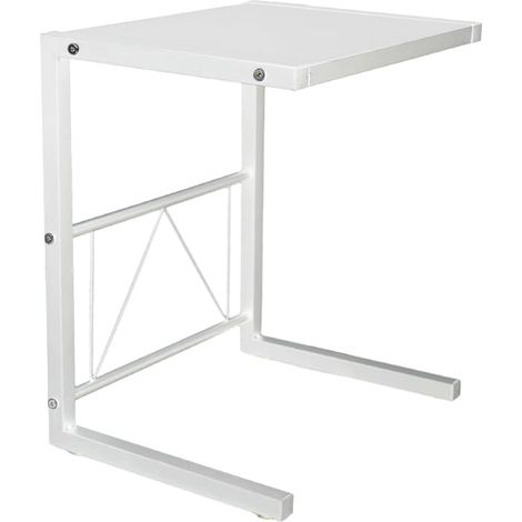 Étagère de Cuisine Organisateur Plateaux Friteuse à Air pour la Cuisine, la Garde-Robe et le Garde-Manger (40x28x36cm, Blanc) (1/5)
