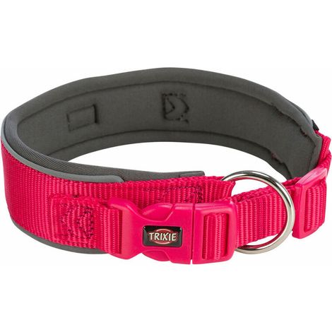 Collare per Cani Trixie Premium Grafite Fucsia M/L 40-48 cm (1/5)