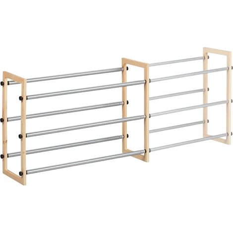 Zapatero abierto en madera y hierro extensible 130001068 (1/3)