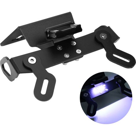 Support de plaque court avec feu LED, kit suppression garde-boue pour YAMAHA XJ6N XJ6 Diversion, porte-plaque moto (1/5)