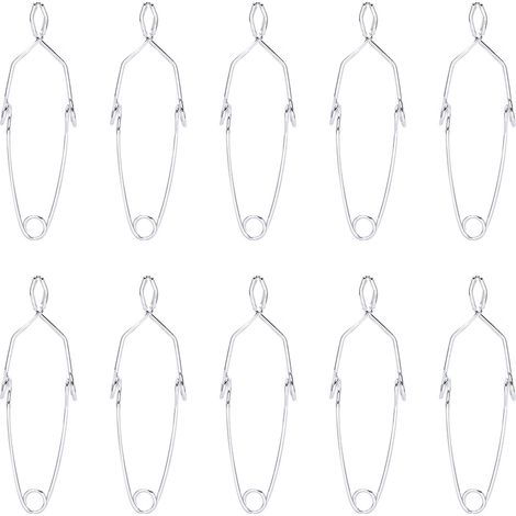 10 Pinces de Support pour Tubes à Essai de Laboratoire, Accessoire d'Expérimentation en Grand Format (1/5)