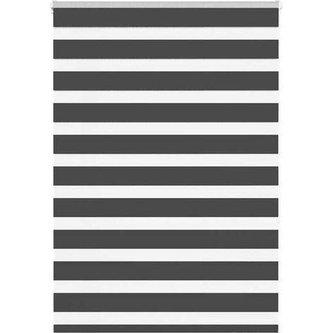4014237 Store zèbre noir 110x150 cm largeur du tissu 105,9 cm polyester (1/5)
