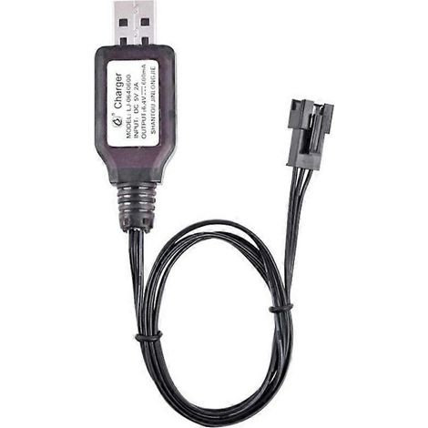 Chargeur de batterie au lithium haute performance 6,4 V SM3P à prise inversée pour voiture jouet (1/4)