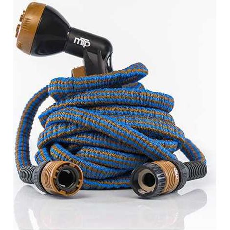 Manguera extensible wally 7,5 bronce/celeste GLOBAL BOSQ
