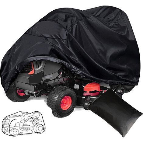 Housse tondeuse Oxford imperméable légère protection UV taille S 170x61x117cm (1/5)