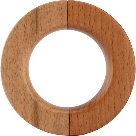 Attache Rideau Magnétique En Bois Sans Perçage Pour Salon Chambre Lot De 2 (1/5)