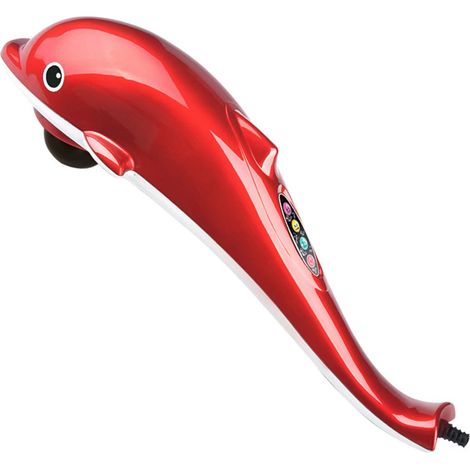 Appareil de massage électrique Dolphin à percussion pour tout le corps, masseur dorsal portatif utilisé pour les douleurs musculaires, cervicales, des épaules, des pieds, des jambes et des mollets-Aqu (1/4)