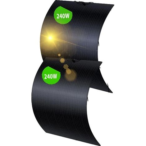 Kit de panneaux solaires, micro-onduleur 800W, haute efficacité, 240W 2 (1/2)