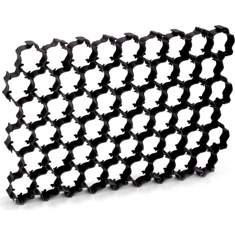 Prosperplast Grille de jardin noire 40x60 cm durable