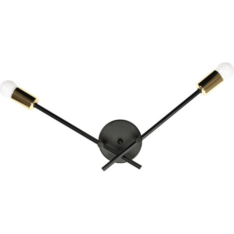 Wall Light Toolight APP1119-2W E27 black (1/5)