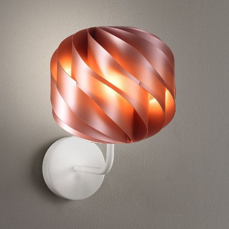 Wandlampe aus kupfernem Metall Cm 25 x 28 x 34 h