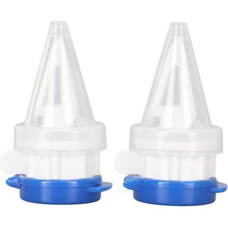 Bec Verseur - Pour Boîte De Lait Et Boissons - Anti-Goutte - En ABS Et PP - 2 Pièces (1/5)