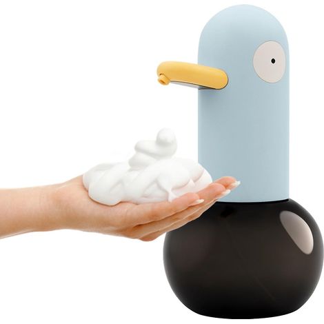 Automatischer, entenförmiger Seifenschaumspender, 400 ml, berührungslos, USB-aufladbar