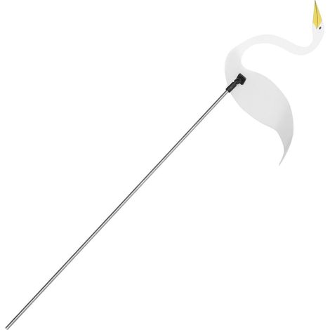 Flamingo Windspiel aus Metall für Garten und Terrasse